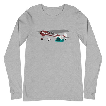 Camping Under the Wing Unisex Long Sleeve - Plane Sight Designs